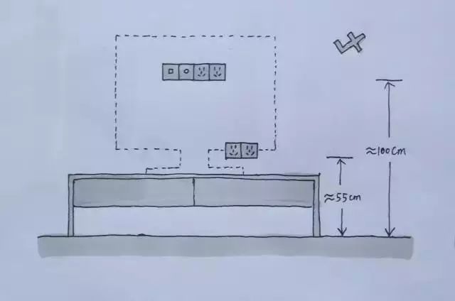 水电开关插座的高度图,水电开关插座标准高度