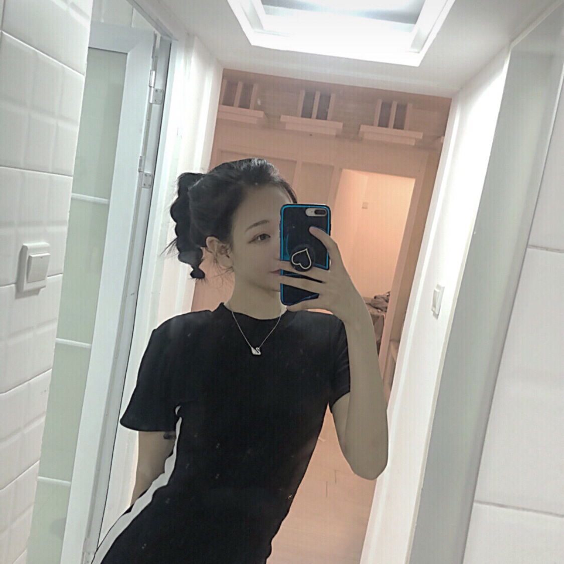 施华洛红天鹅项链,施华洛时尚白天鹅项链