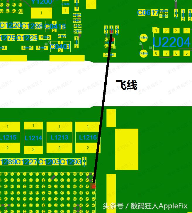 iphone6主板cpu修复,iphone6数据线模式