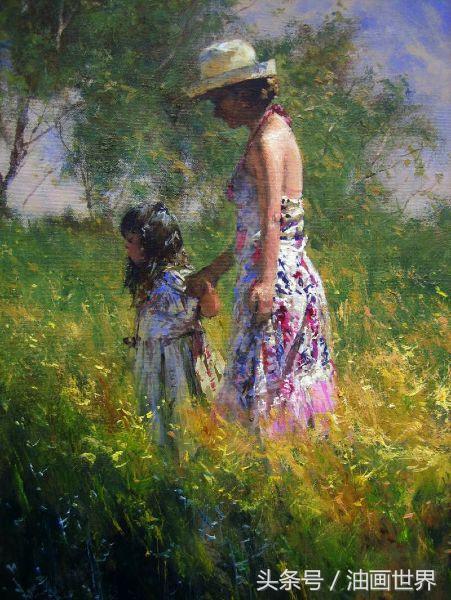 尼卡人物油画欣赏,robertoferri油画风景作品欣赏