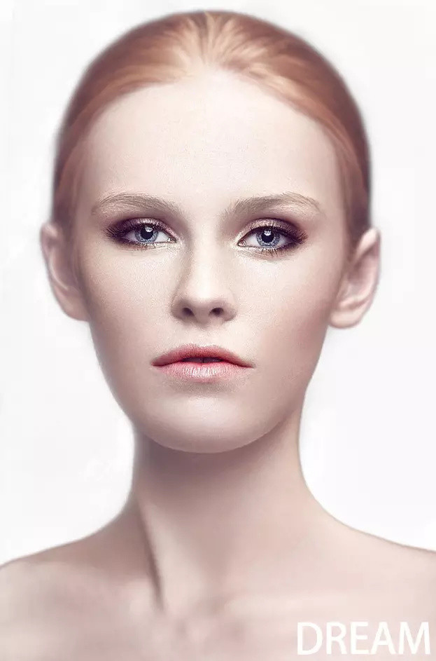 人像光影磨皮让皮肤干净细腻,中性灰质感磨皮人像精修必备技能