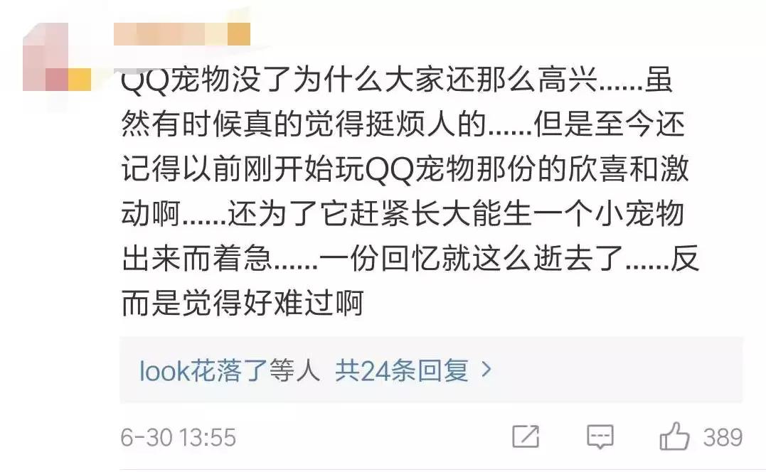 QQ宠物停运|“主人你要好好的,我先走了”