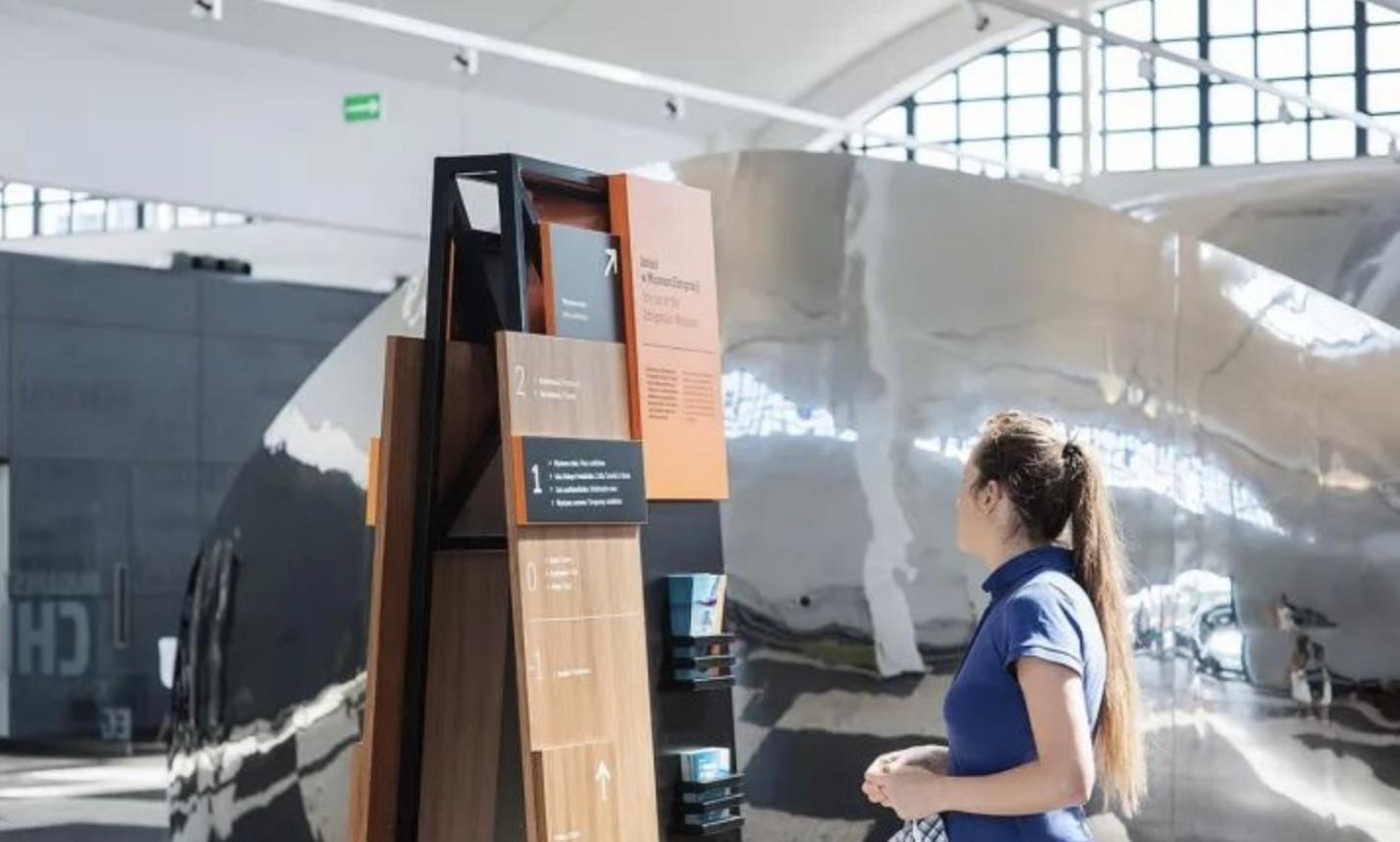 创意指示牌图片大全,请上二楼指示牌创意