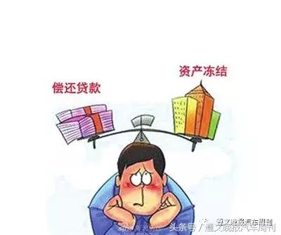 资产被冻结如何还车贷?律师:多种方法可解决