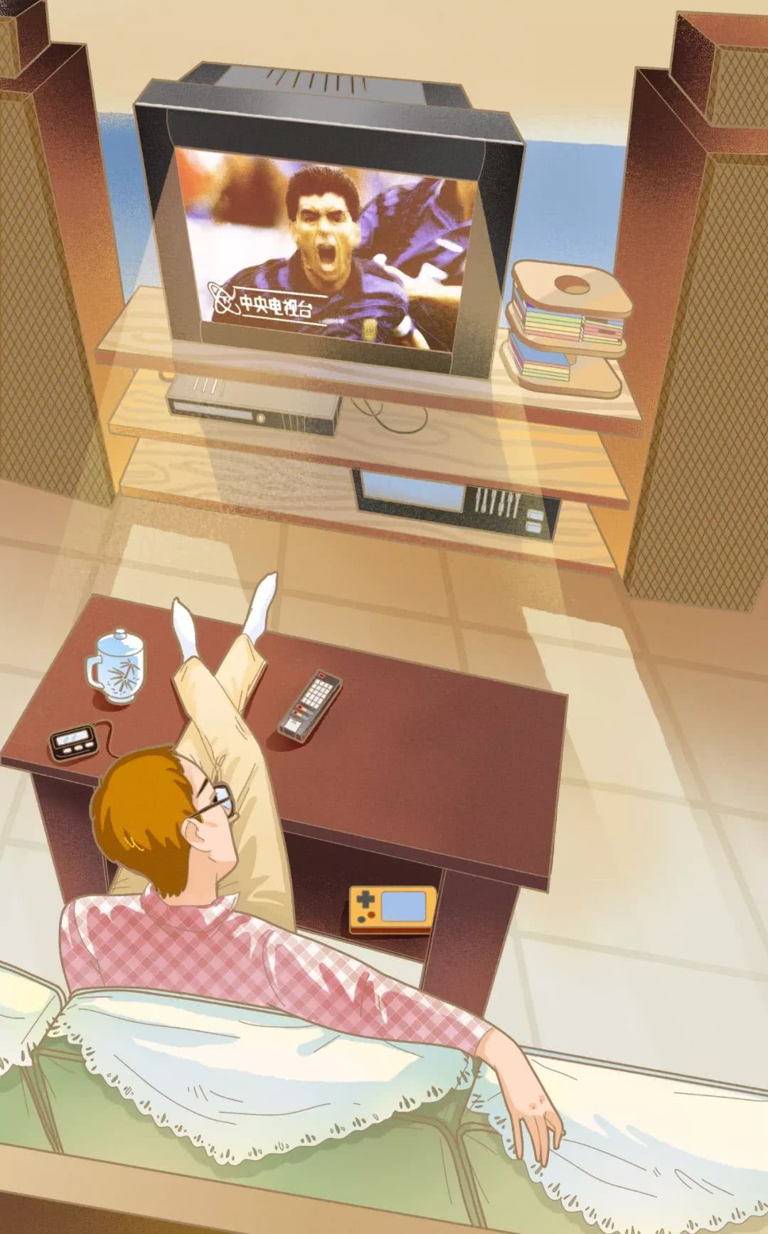 插画故事|激情40年,我与央视世界杯一起走过