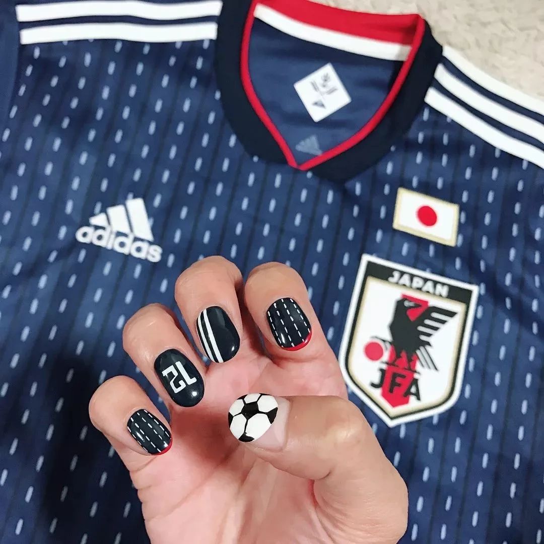 世界杯款美甲,2020盘点抖音最火3款美甲