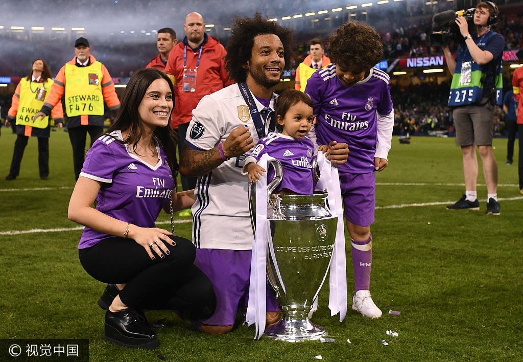 马塞洛的老婆,马塞洛都拿过哪些冠军