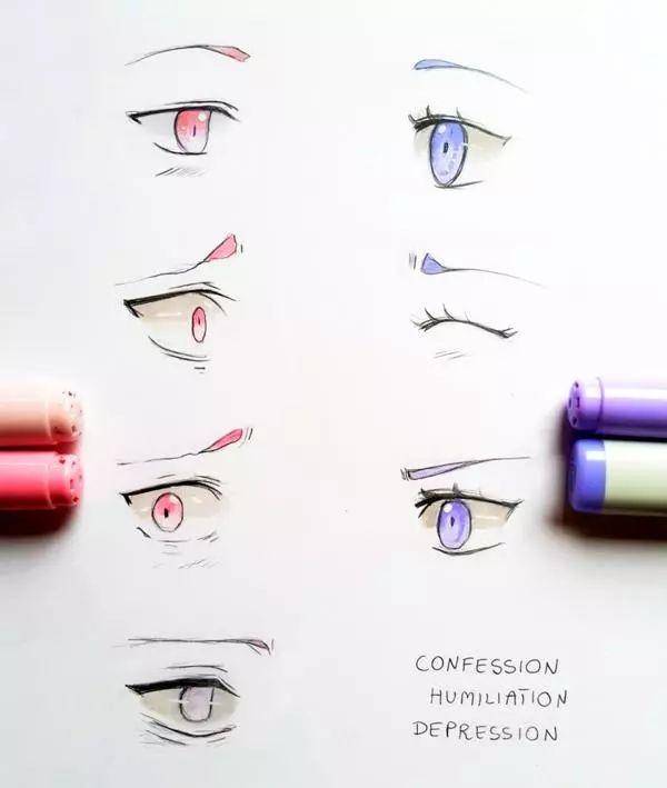 画眼睛的100种方式图片,画眼睛的100种画法怎么画