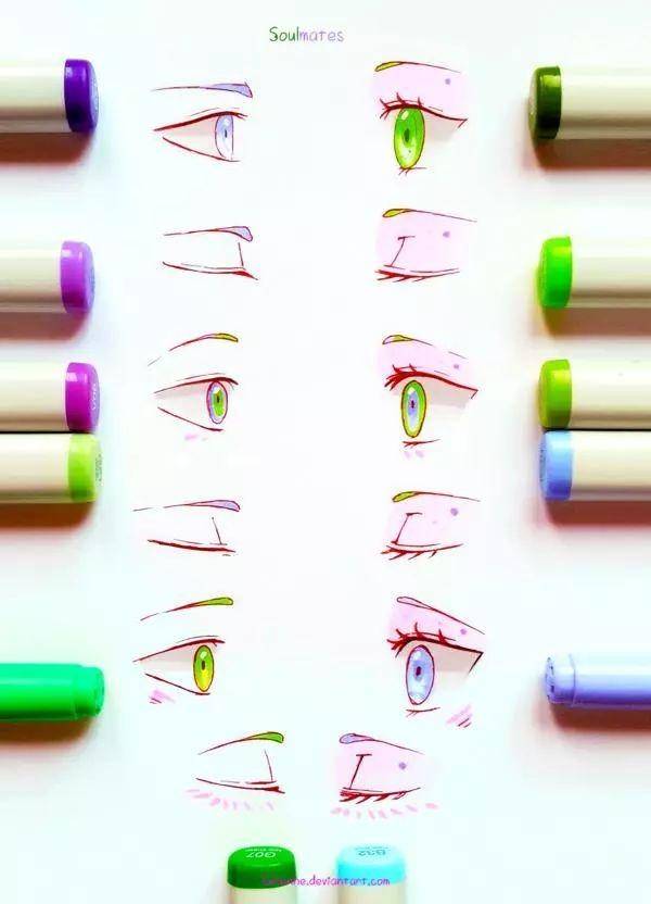 画眼睛的100种方式图片,画眼睛的100种画法怎么画
