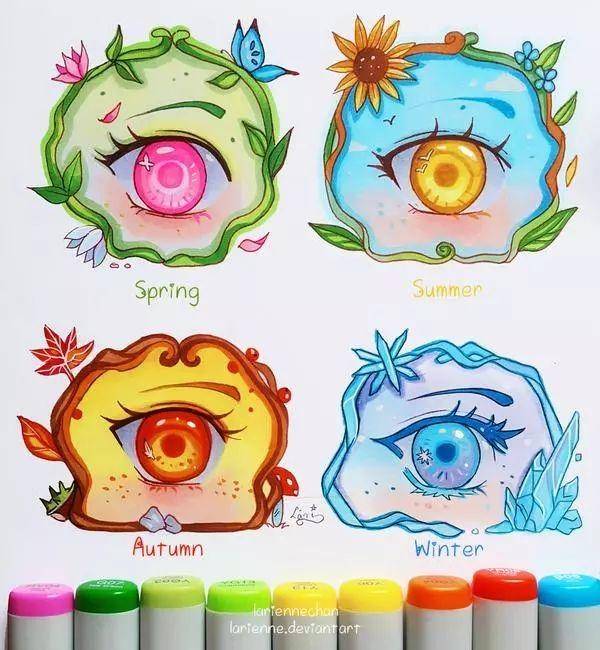 画眼睛的100种方式图片,画眼睛的100种画法怎么画