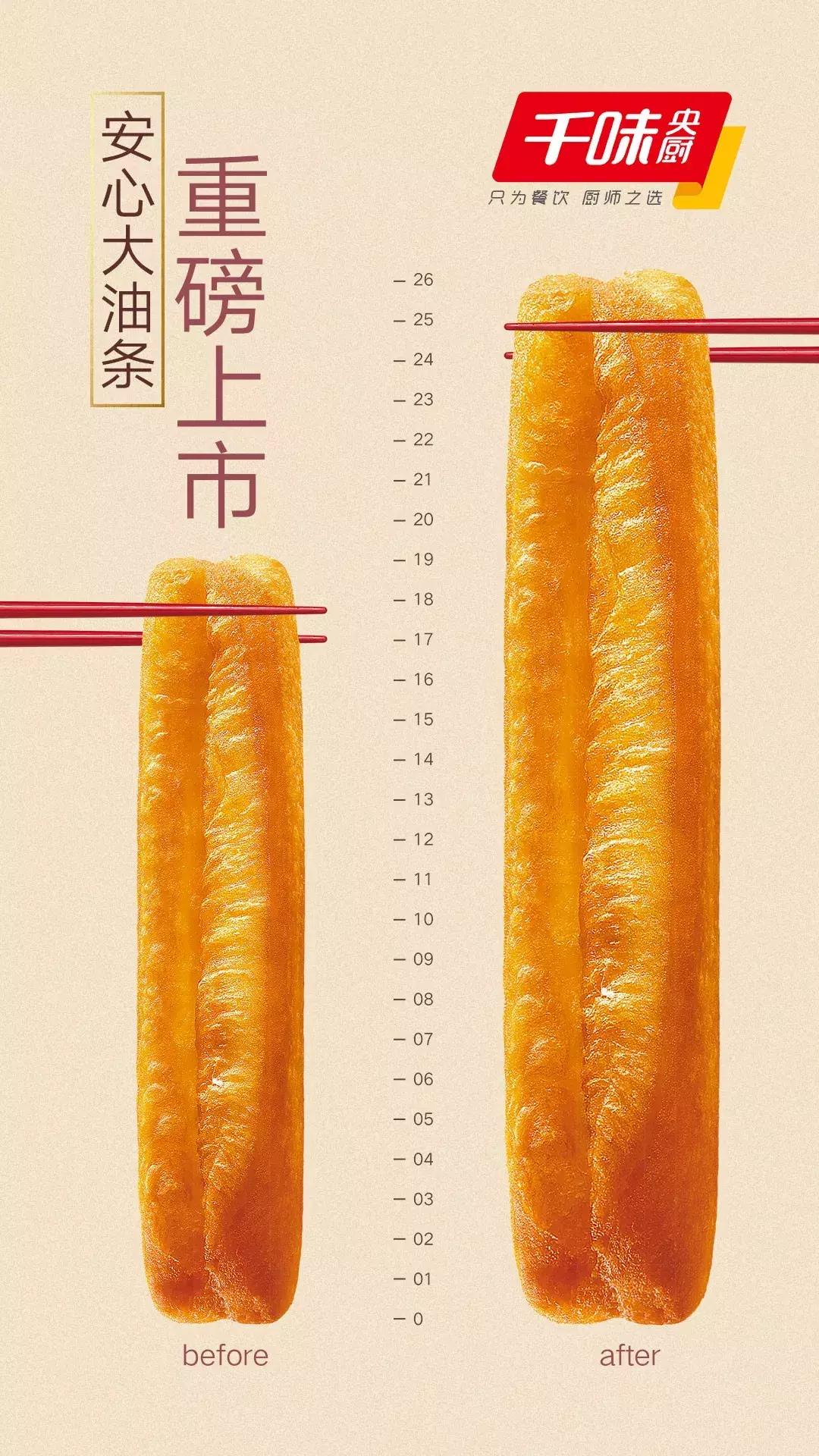 三全油条和千味央厨油条哪个好,大油条和小油条