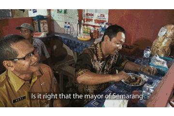 印尼垃圾场上的餐厅,印尼泗水网红餐厅