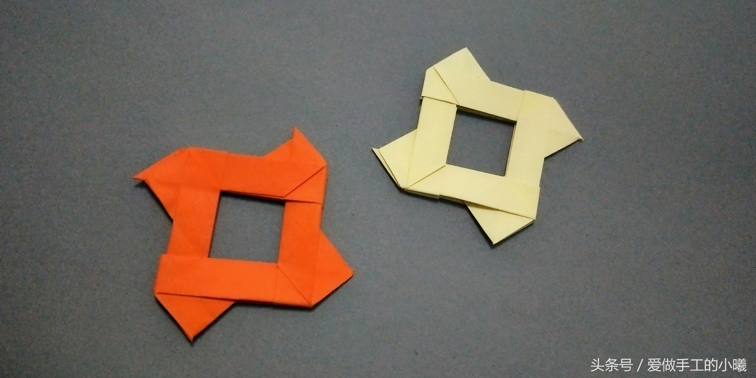 儿童折纸3到6岁简单折纸飞镖,折纸有八个角的飞镖