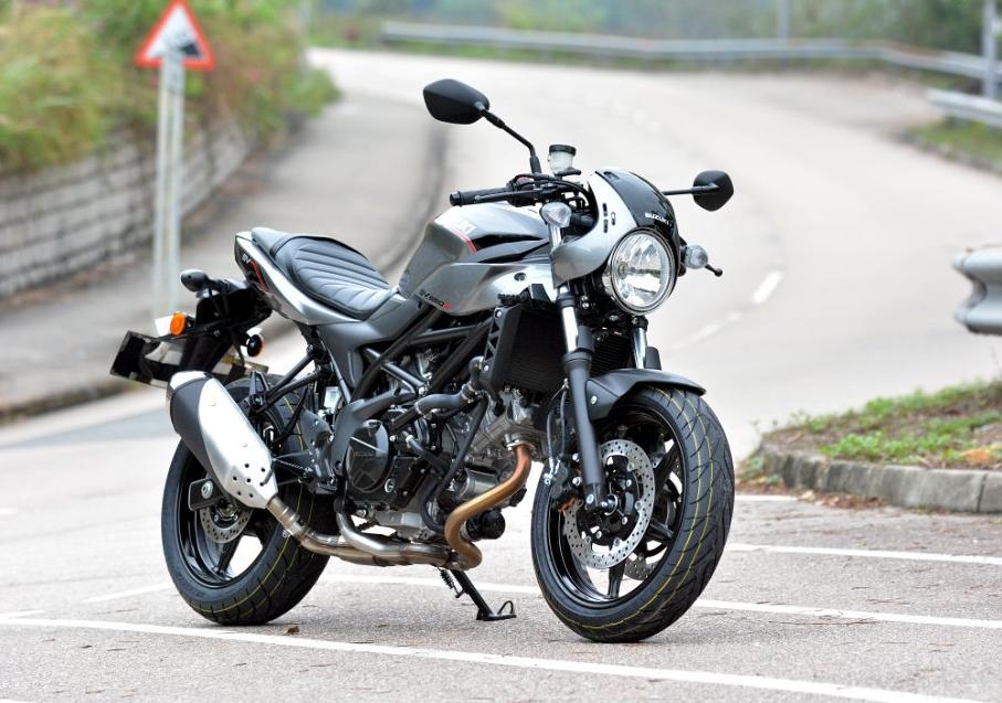 铃木2018款SV650X试驾复古V缸街跑