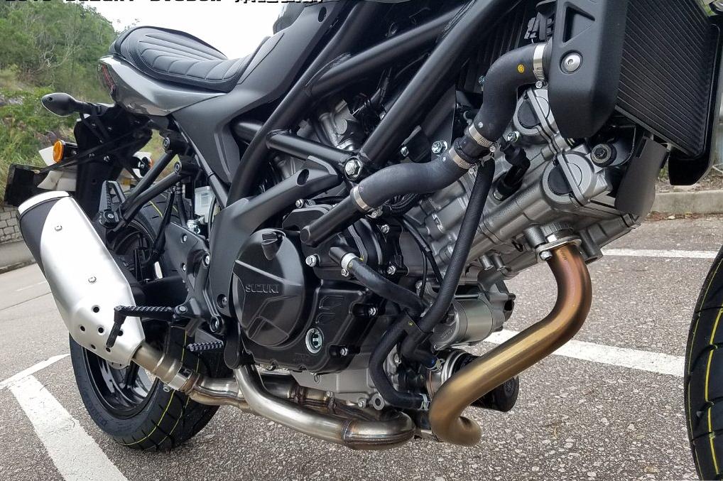 铃木2018款SV650X试驾复古V缸街跑