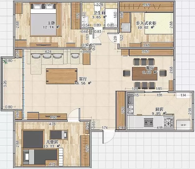 原木家具设计手绘图片大全,随性原木家居设计图