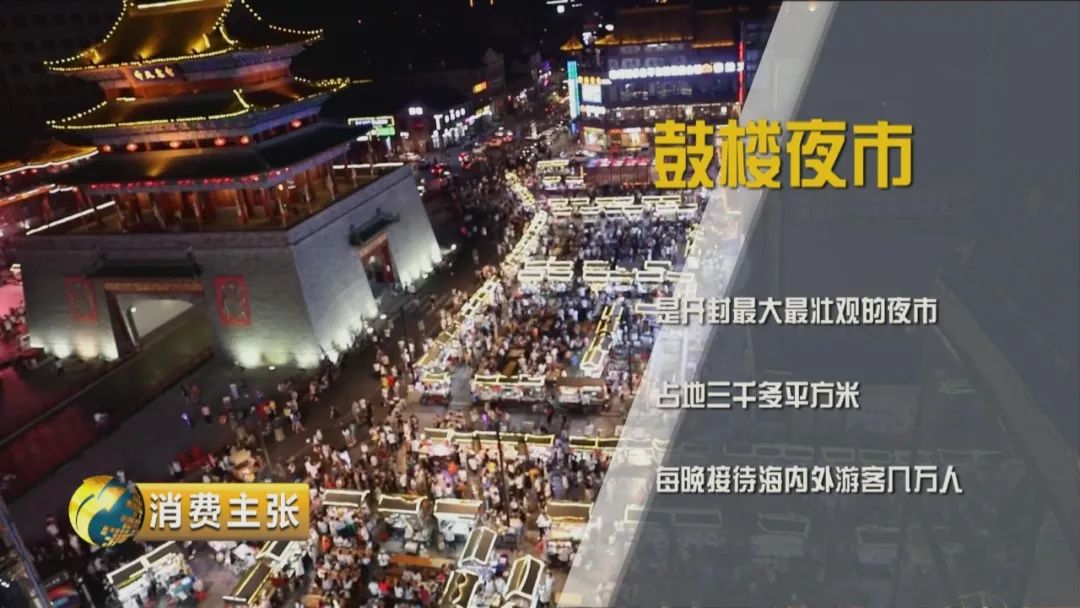 开封鼓楼夜市美食贯口,现在的开封小吃夜市