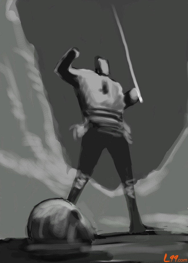 绘画构图学学习笔记连载4,绘画横构图竖构图