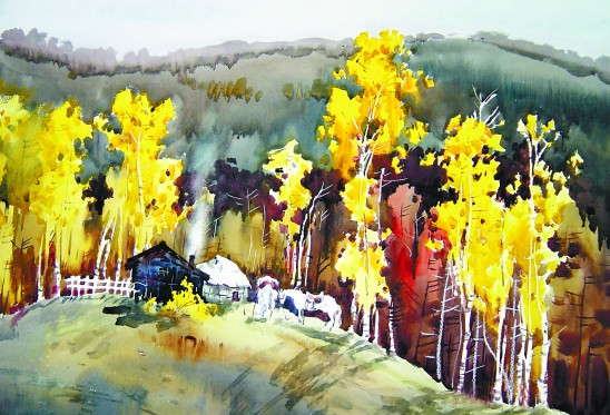 绘画构图学学习笔记连载4,绘画横构图竖构图