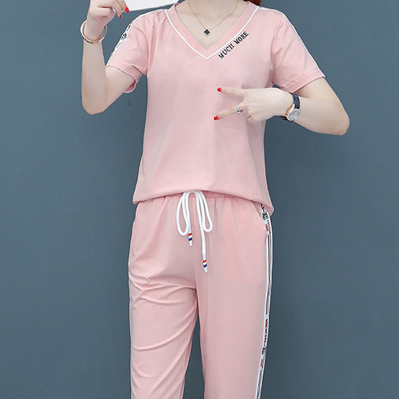 夏天穿的新款时尚洋气短裤套装女,流行穿搭夏天气质套装推荐