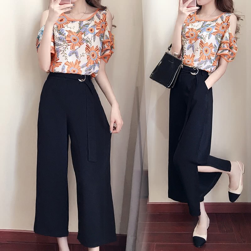 夏天穿的新款时尚洋气短裤套装女,流行穿搭夏天气质套装推荐