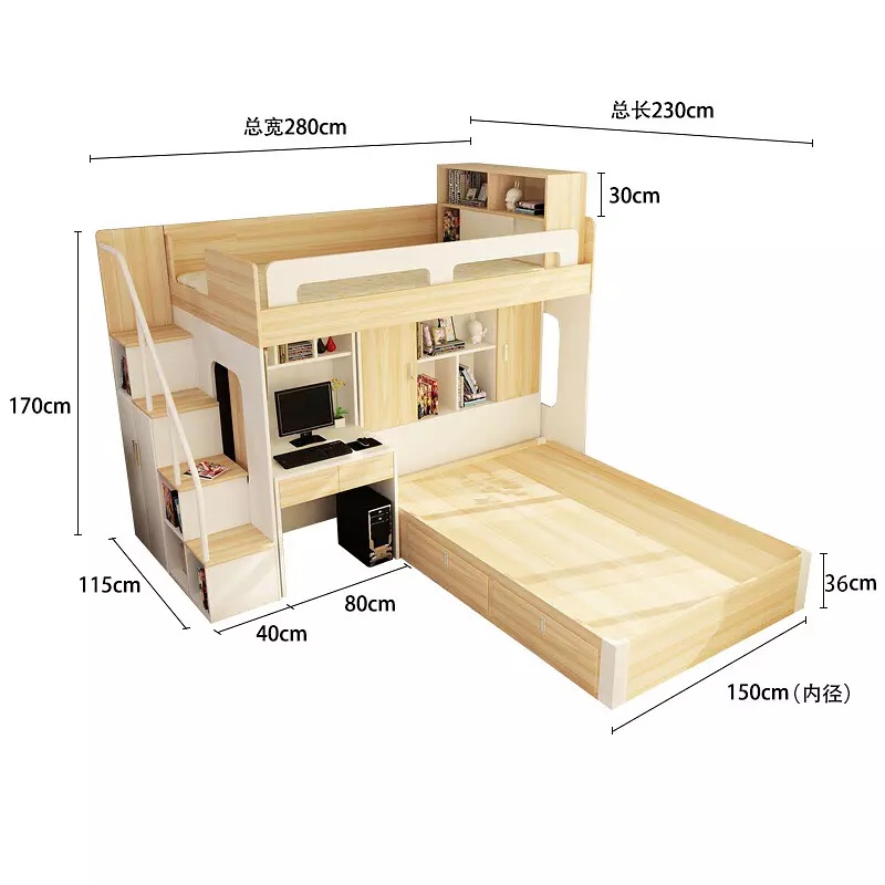 原木家具设计手绘图片大全,随性原木家居设计图