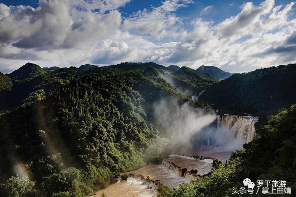 来看看罗平九龙瀑布,罗平九龙瀑布最佳观景时间