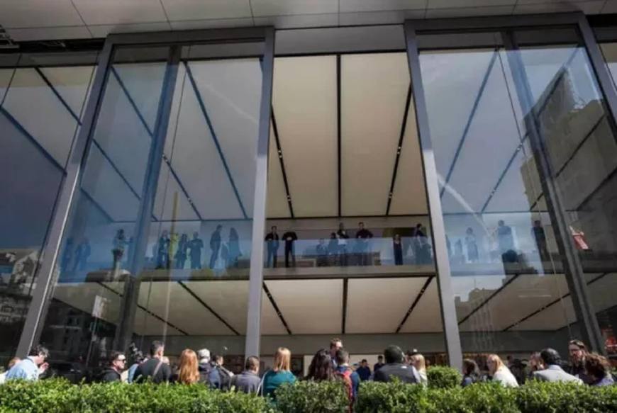 苹果精品店装修,苹果旗舰店店面装修