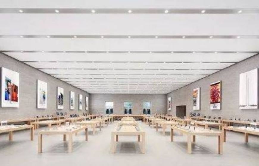 苹果精品店装修,苹果旗舰店店面装修