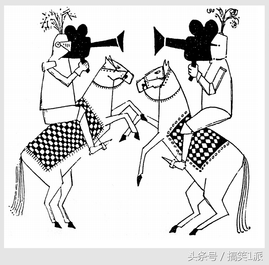 外国幽默画评析:边遛狗边看世界杯,以假乱真,假戏真做!