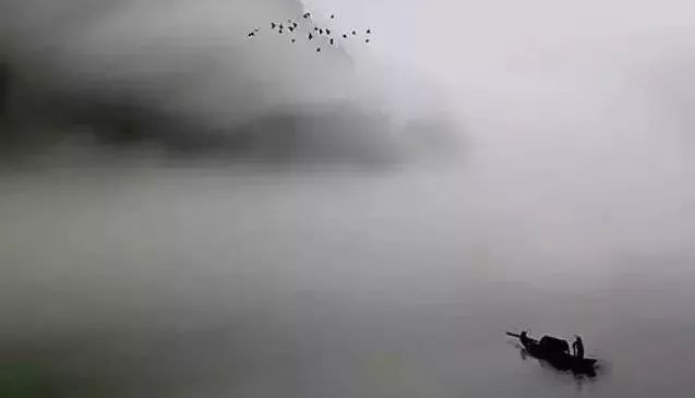 《春寒-凋零野水下鹚滩》作者：原上菁