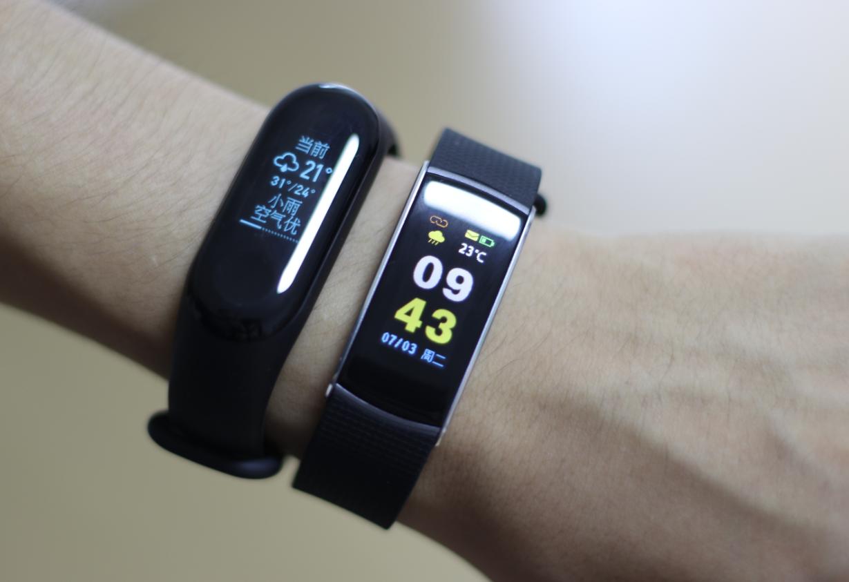 埃微蛋卷彩屏手环对比小米手环3，你喜欢哪一款？
