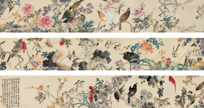 王礼写意花鸟画,陈洪绶人物师承