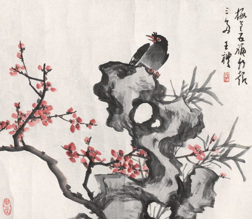 王礼写意花鸟画,陈洪绶人物师承