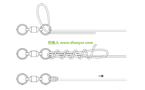 绑钩视频教程慢动作双钩,全网最全五种绑钩方法