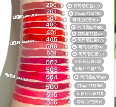 阿玛尼口红哪个是经典,傻傻分不清的两支口红