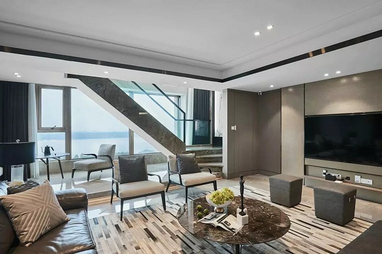 冷色调灰色装修风格,灰色卧室设计高级配色