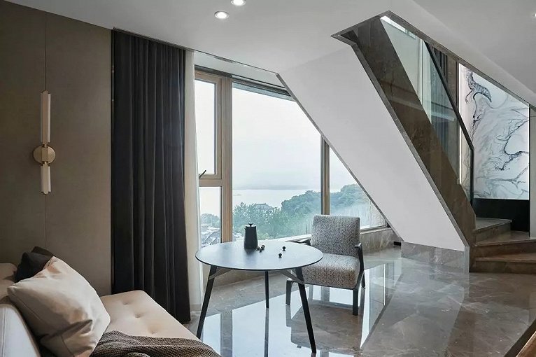 冷色调灰色装修风格,灰色卧室设计高级配色