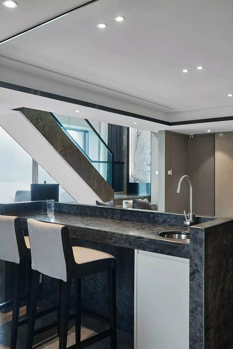 冷色调灰色装修风格,灰色卧室设计高级配色