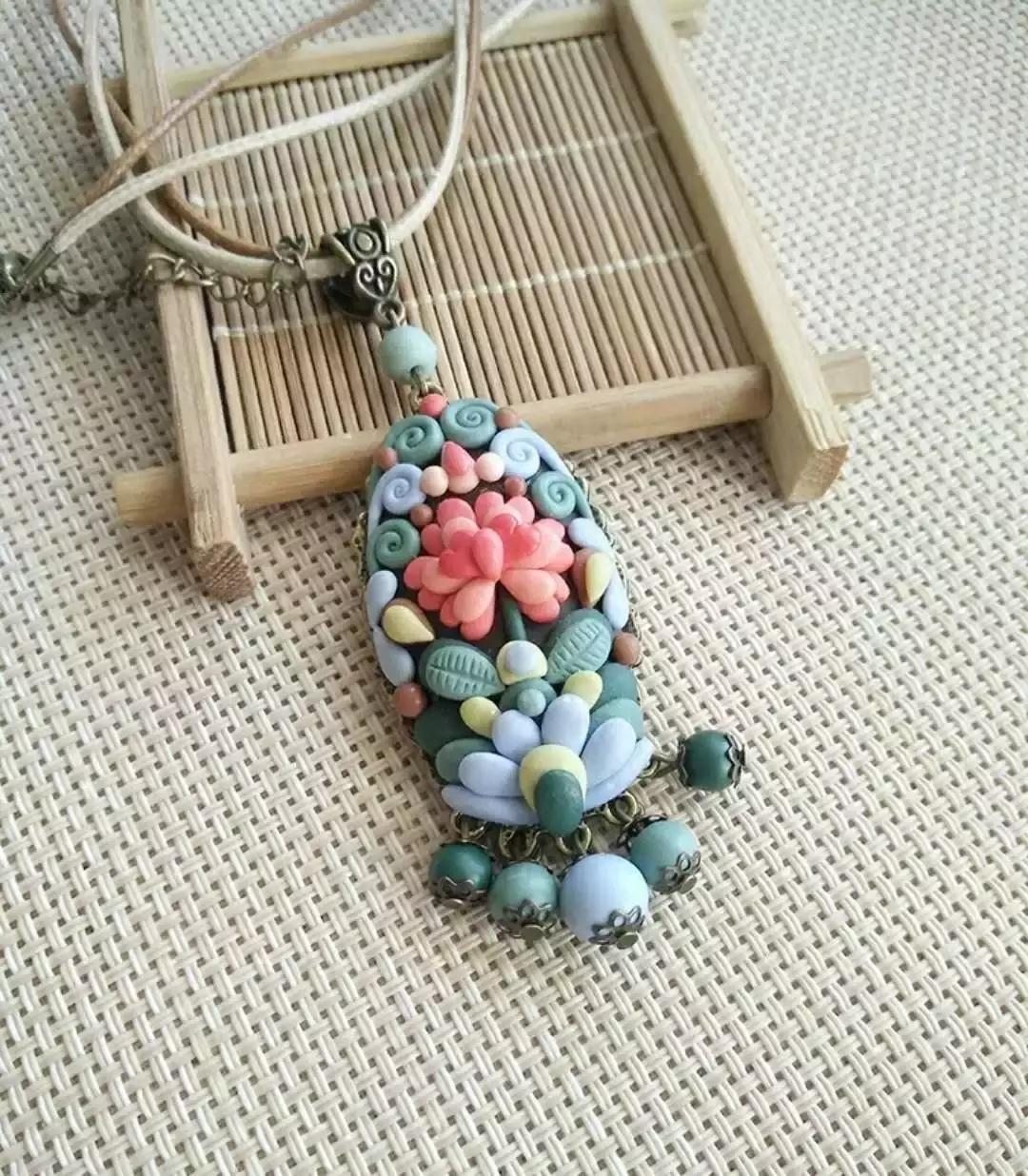 国外软陶优秀软陶饰品,软陶艺术饰品教程