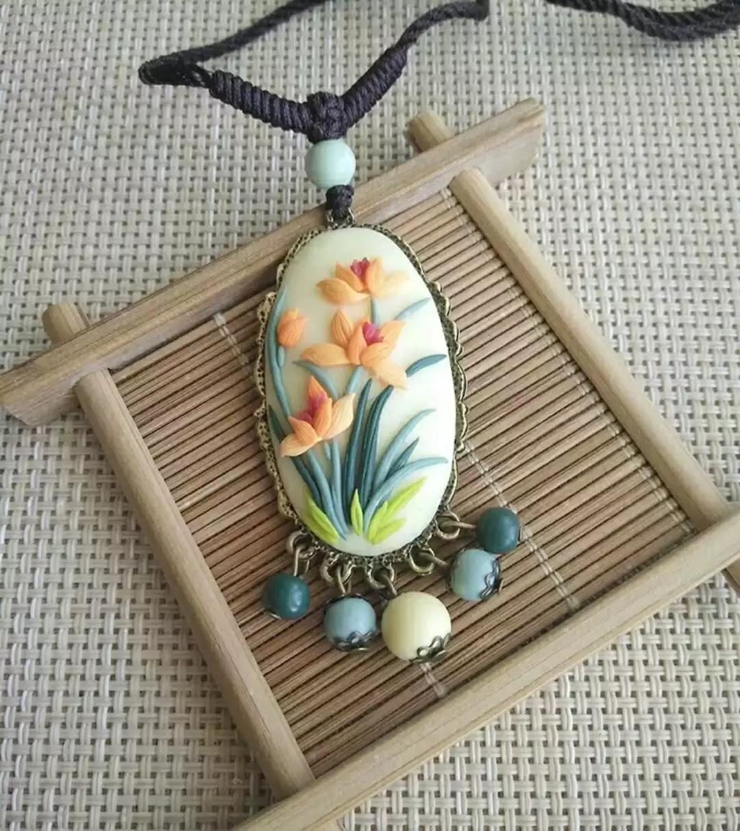 国外软陶优秀软陶饰品,软陶艺术饰品教程