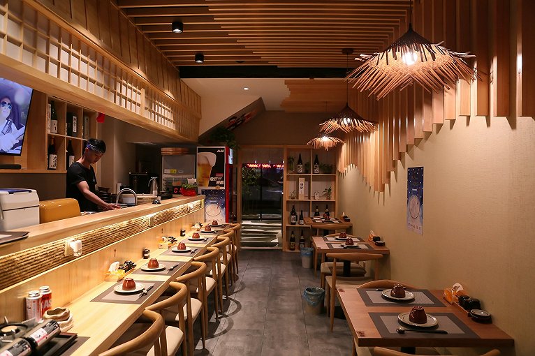 居酒屋日式禅风,居酒屋户外设计