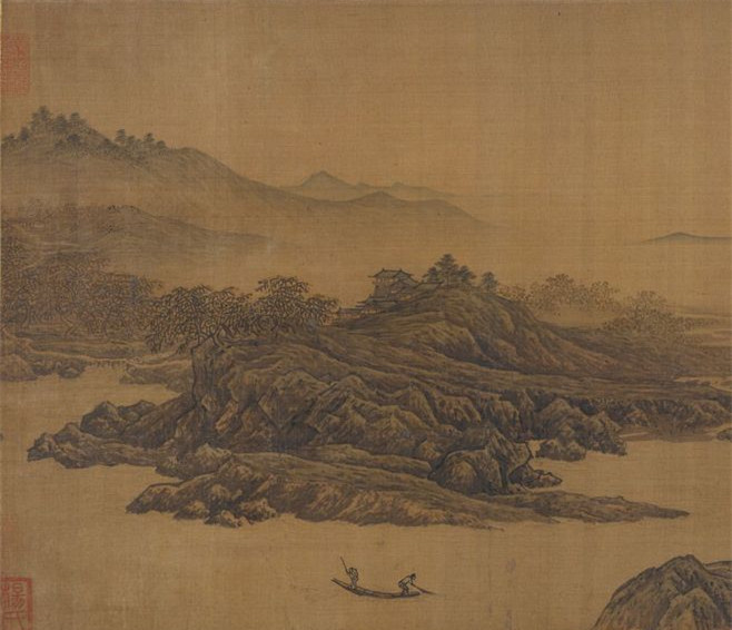 古代山水画现代山水画区别,古代山水画与现代山水画