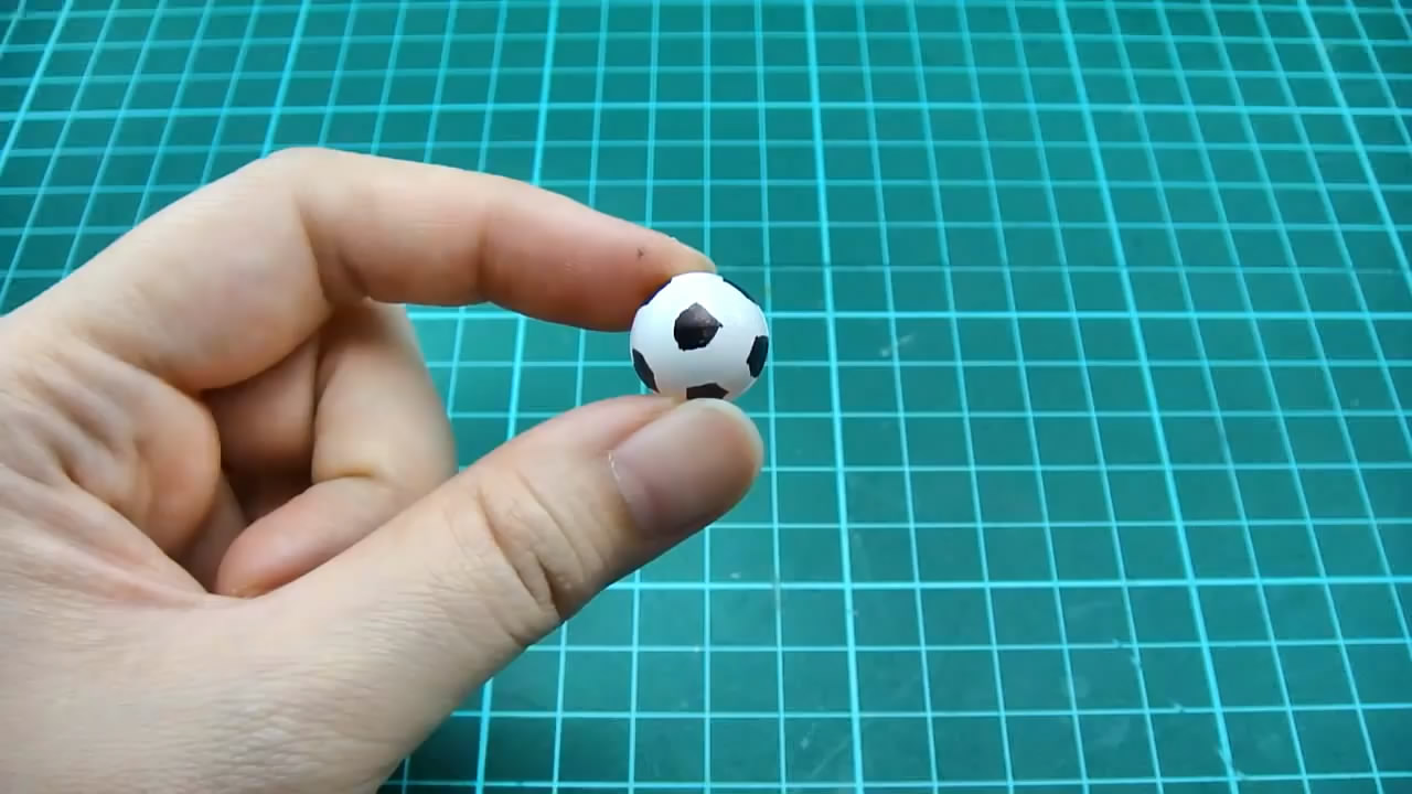 足球和球门的制作,迷你足球怎么做