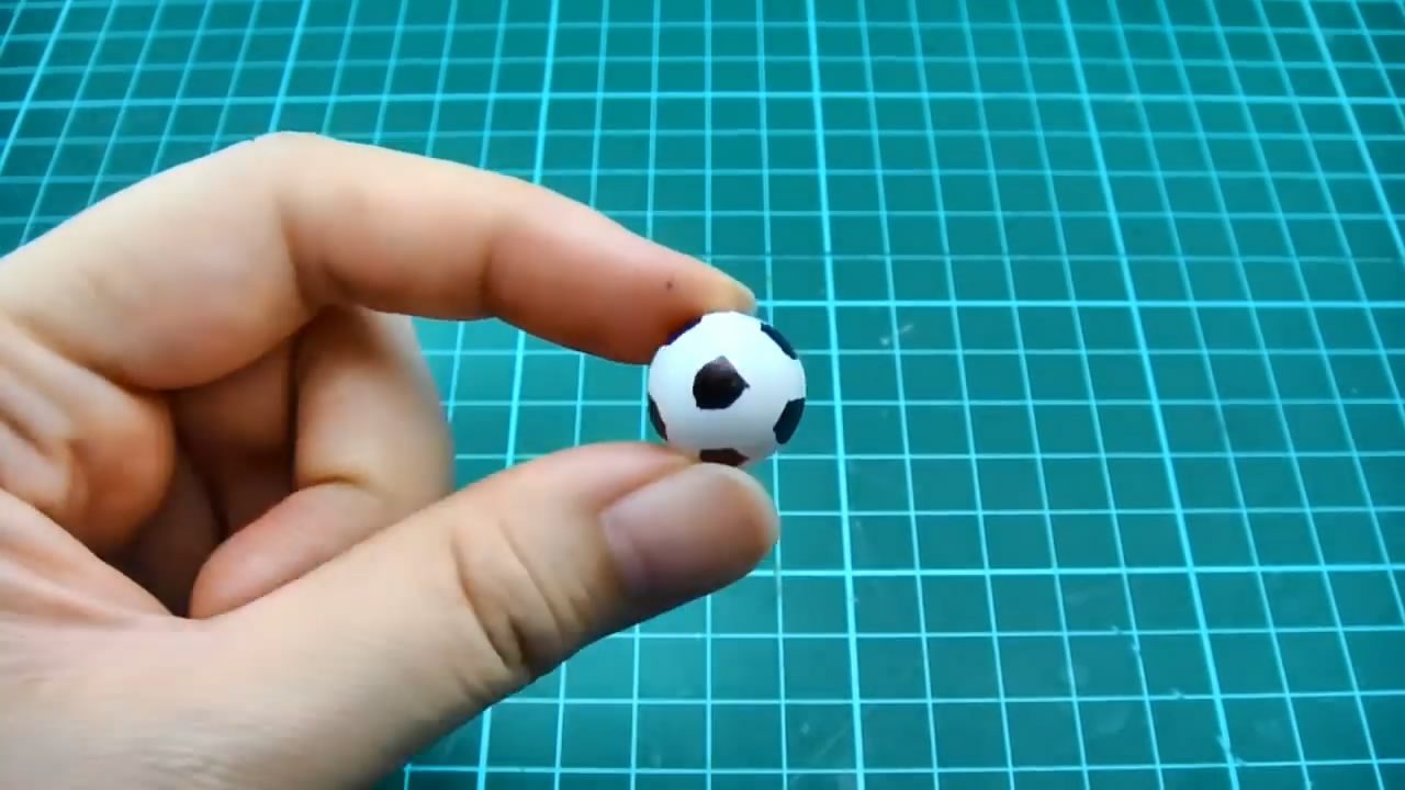 足球和球门的制作,迷你足球怎么做