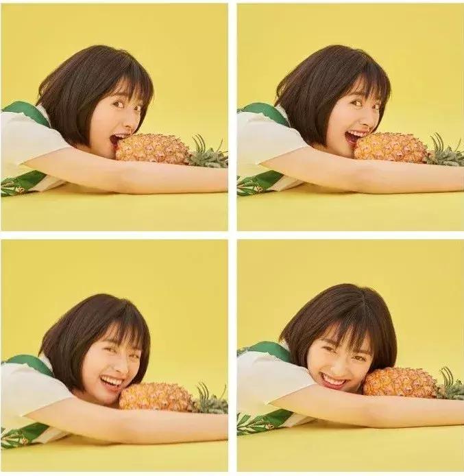 杉菜湿发刘海,杉菜大波浪发型