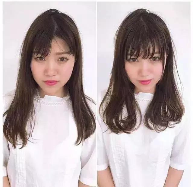 杉菜湿发刘海,杉菜大波浪发型