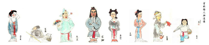 一本《*瓶金**梅》里到底了出现多少人？分类统计居然有567人