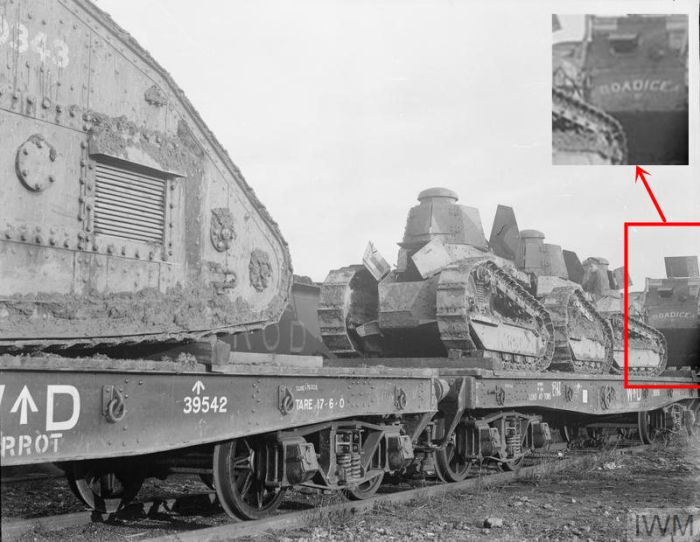 从第一次世界大战开始，坦克就已经娘化了！