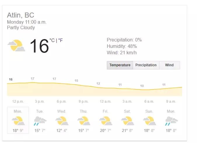 温哥华一年四季的气温,温哥华的天气真好